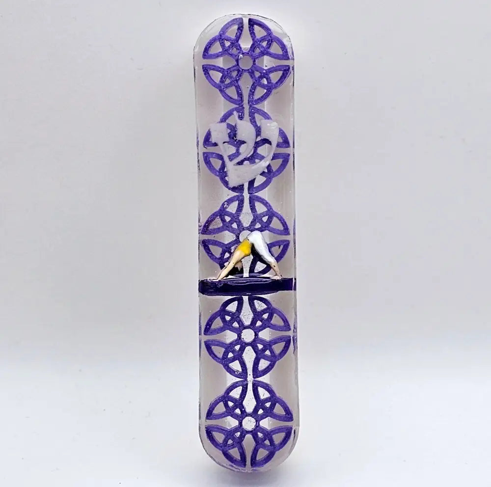 Mezuzah with a story 12cm #245 מזוזה עם סיפור Mezuzah