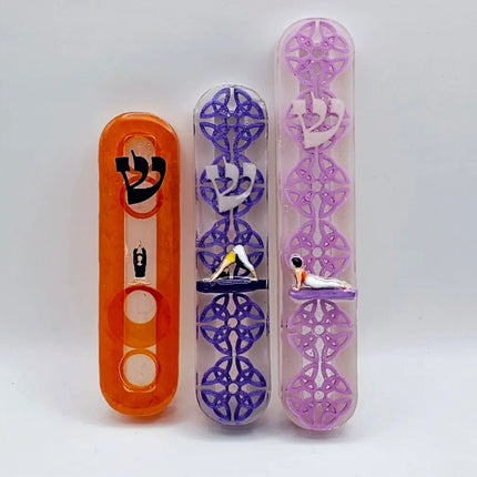Mezuzah with a story 12cm #245 מזוזה עם סיפור Mezuzah