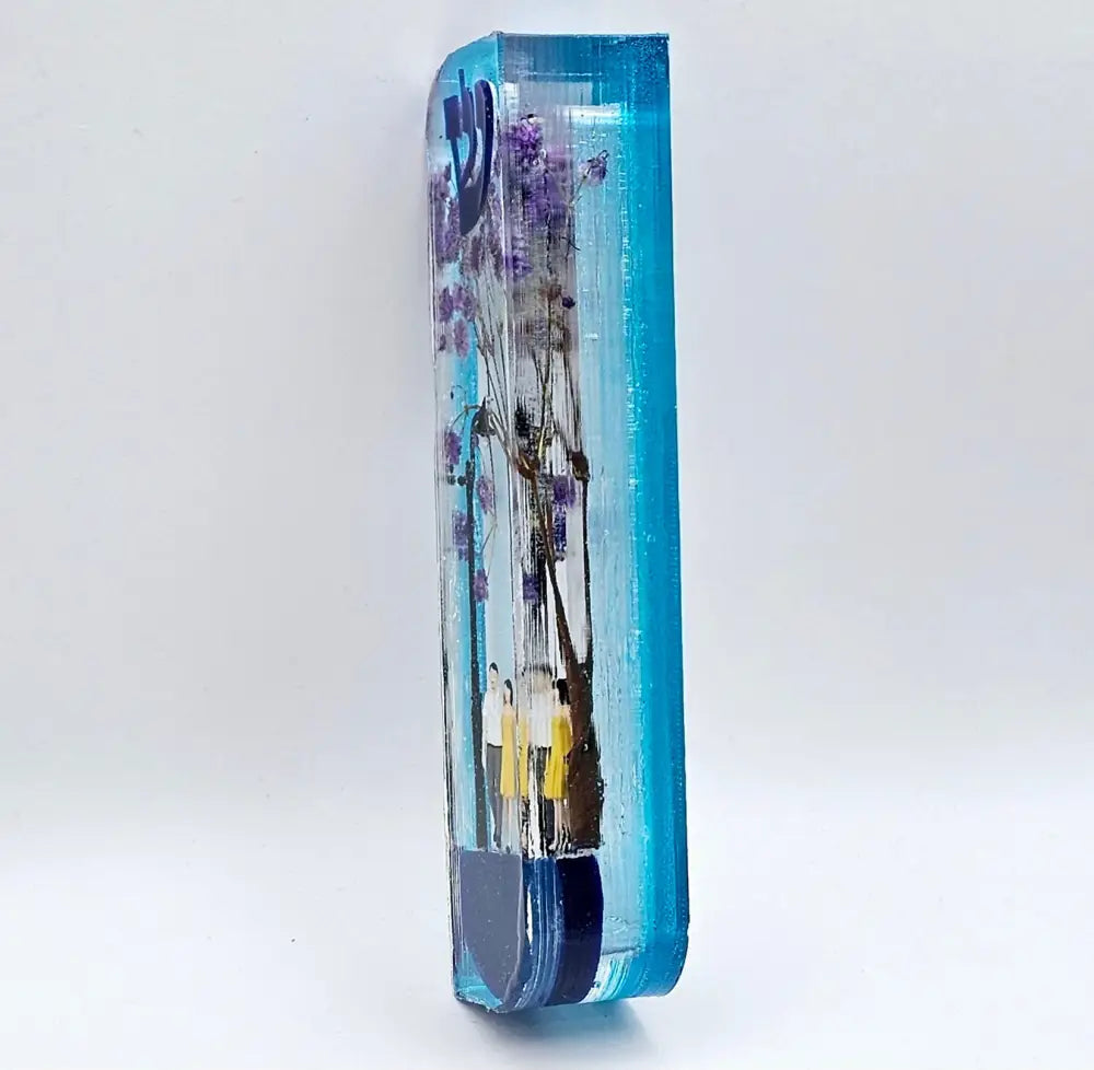 Mezuzah with a story 12cm #247 מזוזה עם סיפור Mezuzah