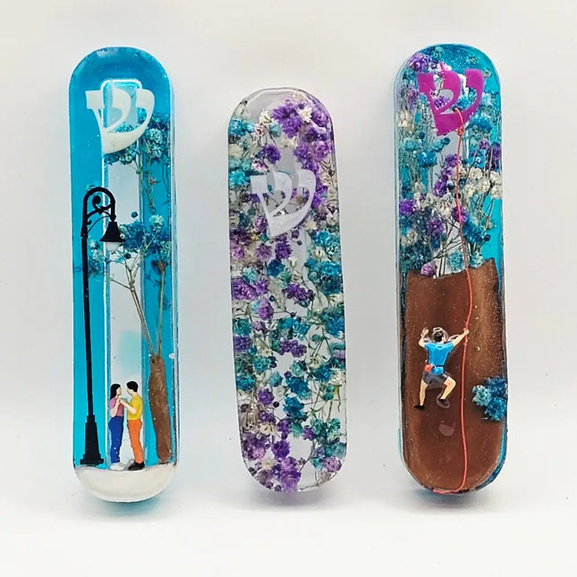 Mezuzah with a story 12cm #251 מזוזה עם סיפור Mezuzah
