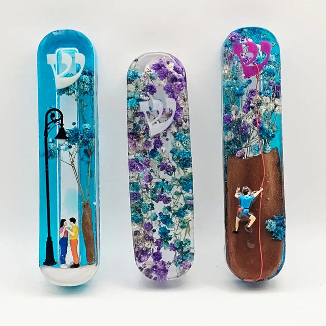 Mezuzah with a story 12cm #251 מזוזה עם סיפור Mezuzah