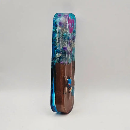 Mezuzah with a story 12cm #251 מזוזה עם סיפור Mezuzah