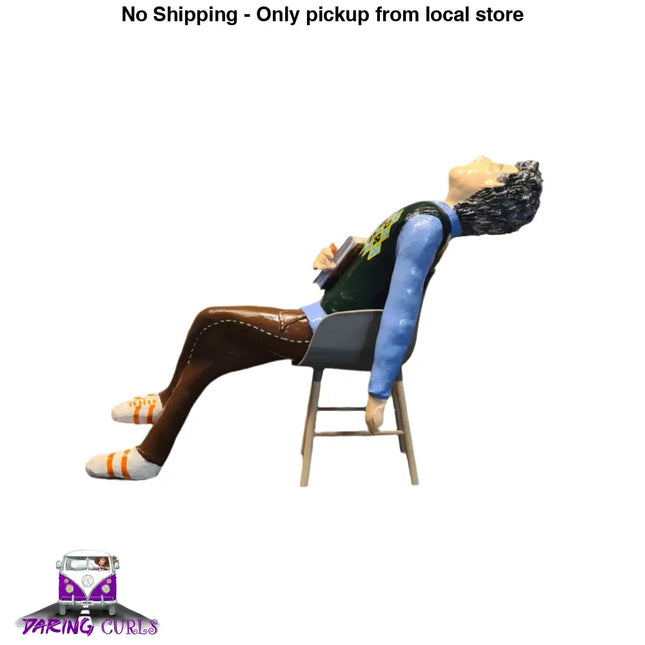 Sleeping man on a chair איש ישן על כסא Armchair